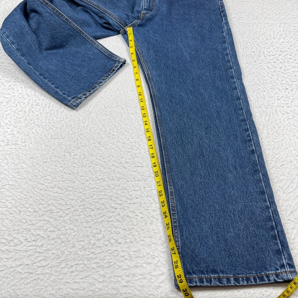 Levis 505 Jeans Mens 40x30 Blue Straight Leg Regular Fit Medium Wash Denim